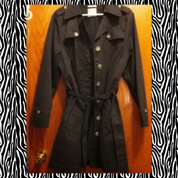 Old Navy Jackets & Blazers - Black Old Navy Trench